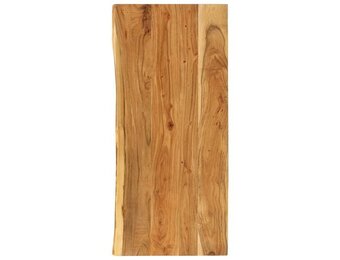 vidaXL Wastafelblad 140x52x2,5 cm massief acaciahout