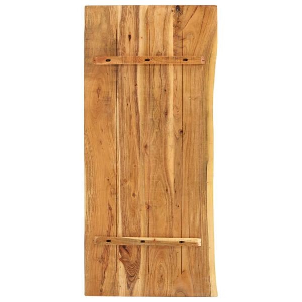 vidaXL Wastafelblad 140x52x2,5 cm massief acaciahout