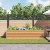 vidaXL Verhoogde plantenbak Licht Bruin 290 x 100 x 68 cm