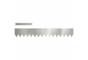 vidaXL Tuinrand 30 stuks Gegalvaniseerd Staal Zilver 100x15 cm - 34% Korting