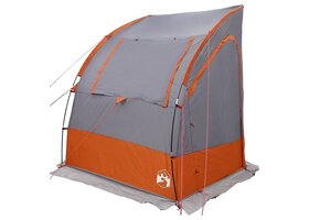vidaXL Tent Grijs/Oranje/Zwart Polyester - 194x180x210 cm (34% Korting)