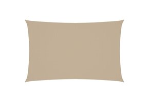 Rechthoekig zonnescherm 4x7m beige oxford stof - 34% korting