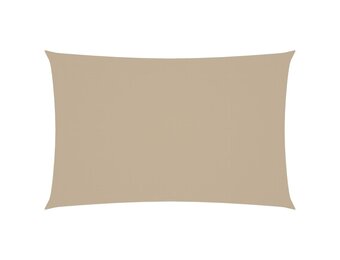 vidaXL Zonnescherm rechthoekig 4x7 m oxford stof beige
