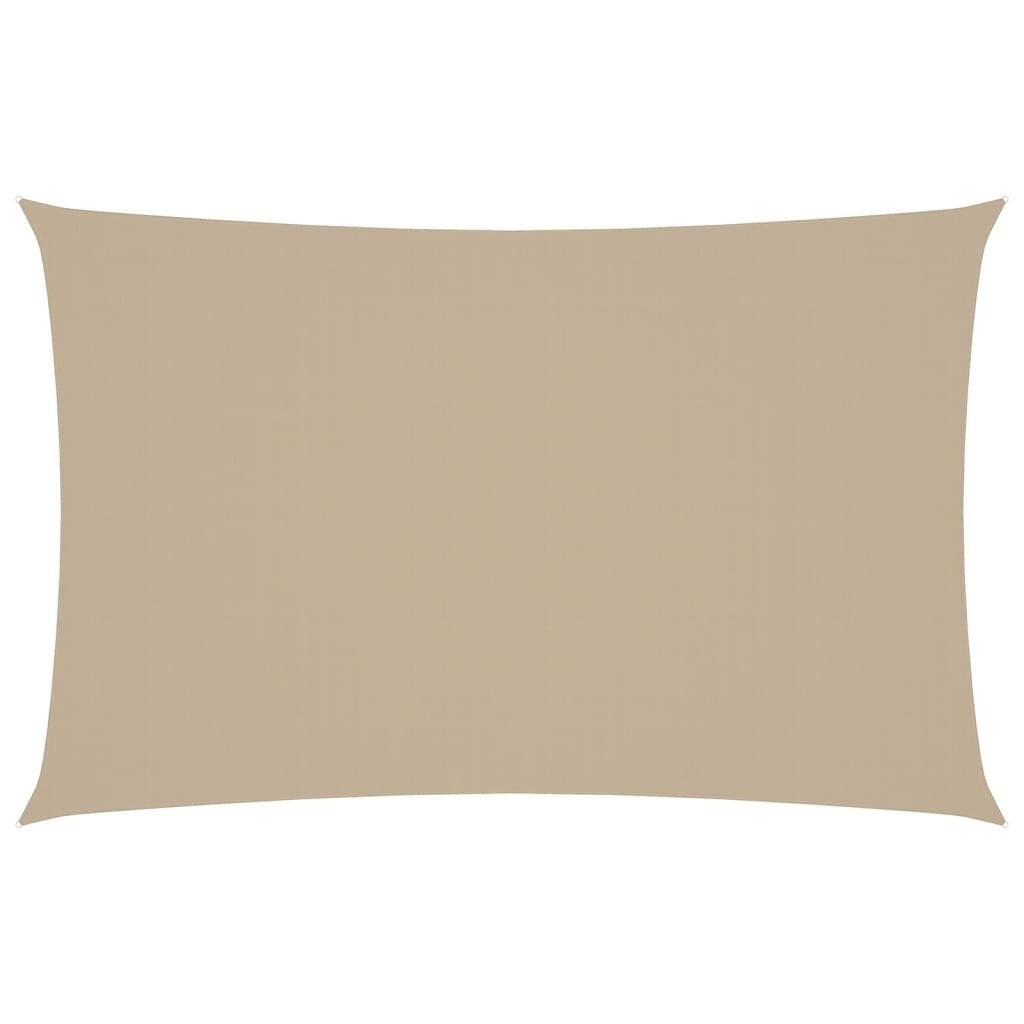 vidaXL Zonnescherm rechthoekig 4x7 m oxford stof beige