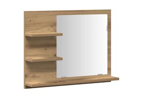 Badkamerspiegelkast Artisanaal Eiken 60x10,5x45 cm - 53% Korting