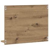 vidaXL Badkamerspiegelkast 60x10,5x45 cm artisanaal eikenkleurig