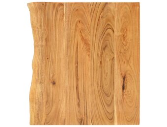 vidaXL Wastafelblad 58x52x2,5 cm massief acaciahout