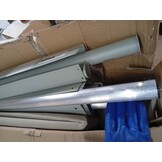 vidaXL Uittrekbaar Zijscherm Rechthoekig 180 x 600 cm Polyester Beige