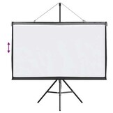 vidaXL Projectiescherm met statief 50 inch 16:9