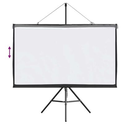 vidaXL Projectiescherm met statief 50 inch 16:9