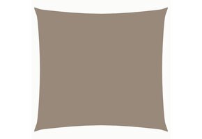 vidaXL Zonnescherm Vierkant 4x4m Oxford Stof Taupe - 34% Korting