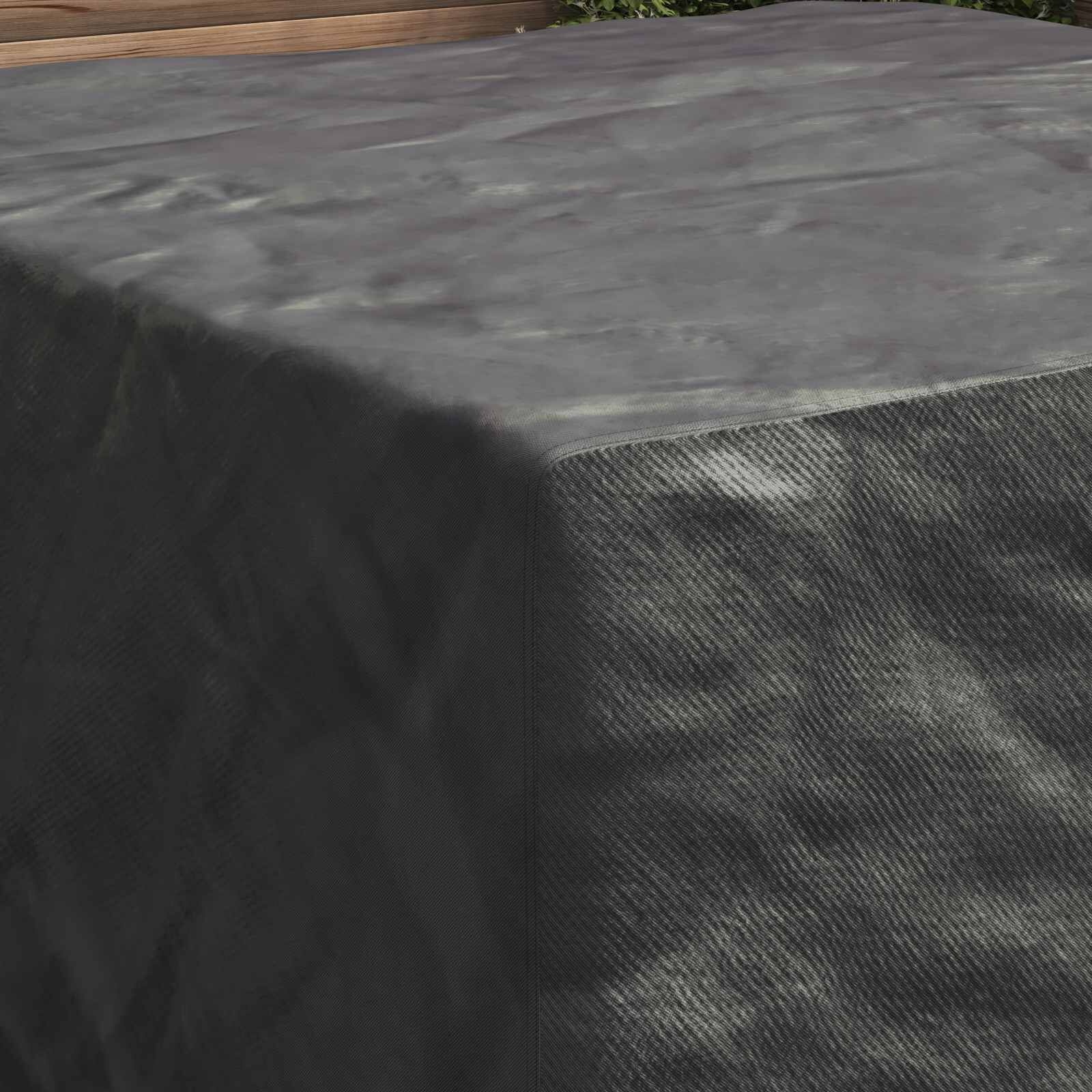 vidaXL Meubelhoes Effen Zwart 180 x 190 x 85 cm 420D