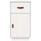 vidaXL Bureaukastje 40x50x75 cm massief grenenhout wit