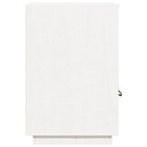 vidaXL Bureaukastje 40x50x75 cm massief grenenhout wit