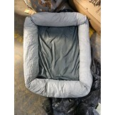 Hondenmand grijs 120x90 cm - wasbaar hondenkussen - waterdicht hondenbed