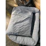 Hondenmand grijs 120x90 cm - wasbaar hondenkussen - waterdicht hondenbed