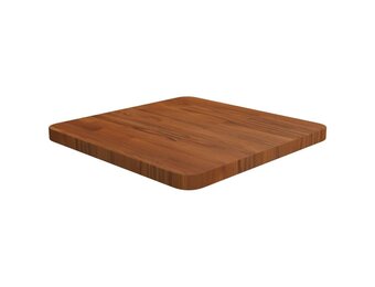 vidaXL Tafelblad vierkant 40x40x2,5cm behandeld eiken donkerbruin