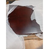 vidaXL Tafelblad vierkant 40x40x2,5cm behandeld eiken donkerbruin
