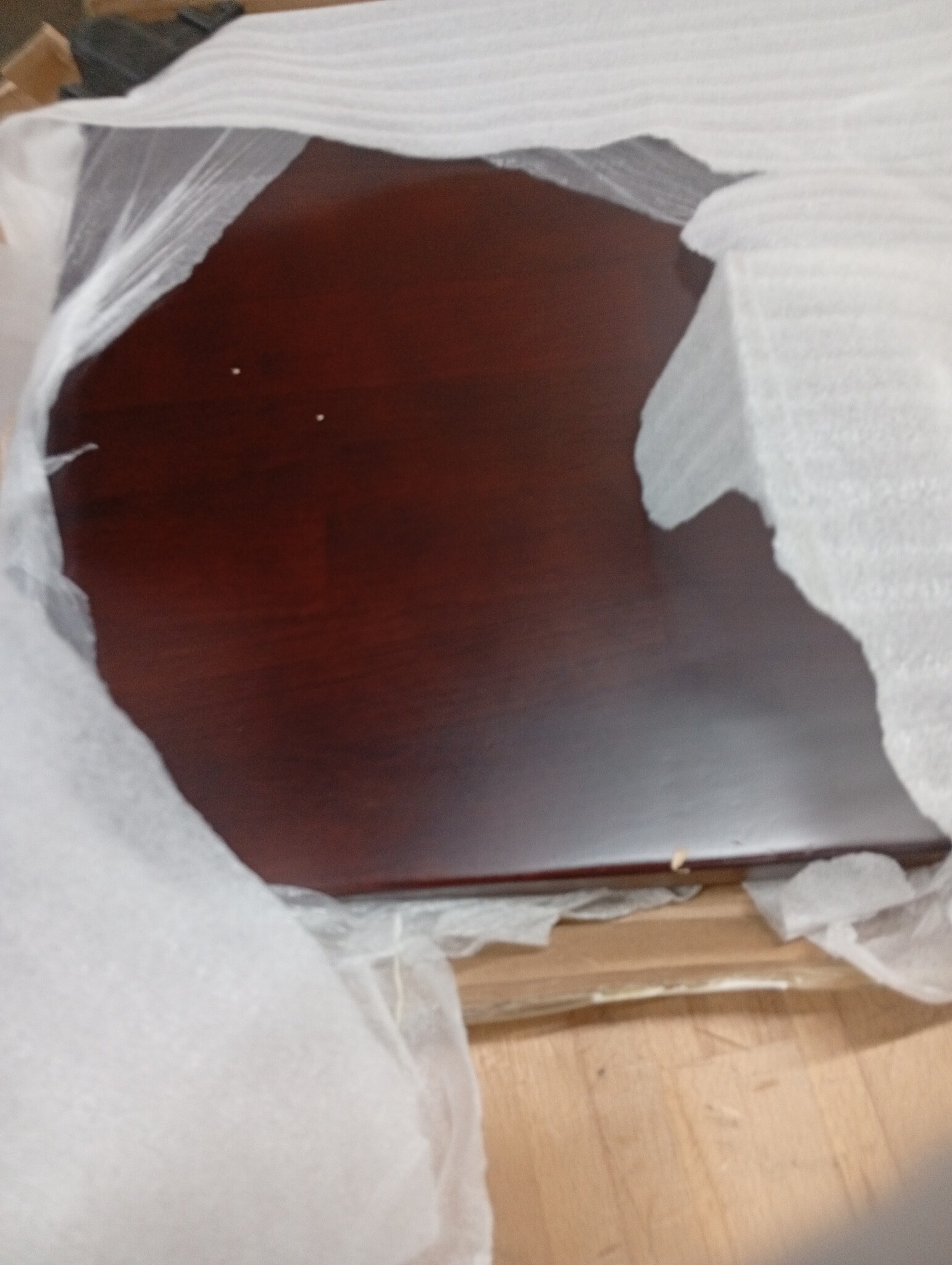 vidaXL Tafelblad vierkant 40x40x2,5cm behandeld eiken donkerbruin