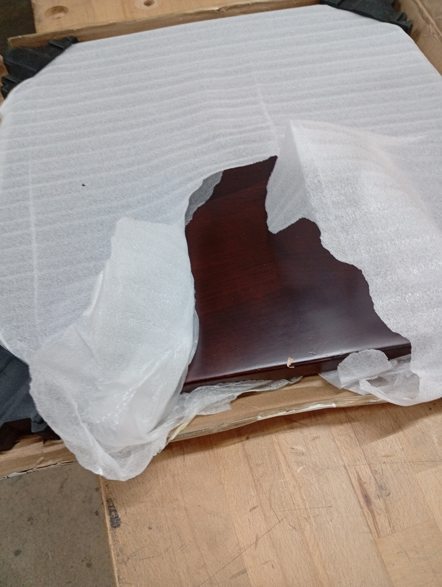 vidaXL Tafelblad vierkant 40x40x2,5cm behandeld eiken donkerbruin