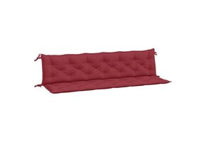 VidaXL Tuinbankkussens Wijnrood 2x (200x50x7 cm) - 34% Korting!