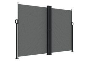 Uittrekbaar Windscherm 180x1000cm Antraciet - 35% Korting