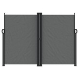 vidaXL Windscherm uittrekbaar 180x1000 cm antracietkleurig