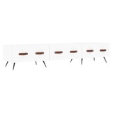 vidaXL Tv-meubel 150x36x30 cm bewerkt hout wit