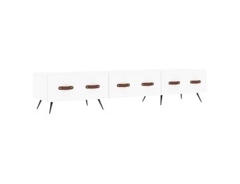 vidaXL Tv-meubel 150x36x30 cm bewerkt hout wit