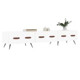 vidaXL Tv-meubel 150x36x30 cm bewerkt hout wit