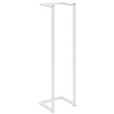 vidaXL Handdoekenrek 25x20x95 cm staal wit