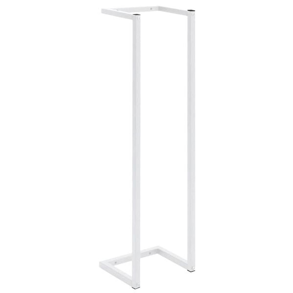 vidaXL Handdoekenrek 25x20x95 cm staal wit