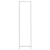 vidaXL Handdoekenrek 25x20x95 cm staal wit