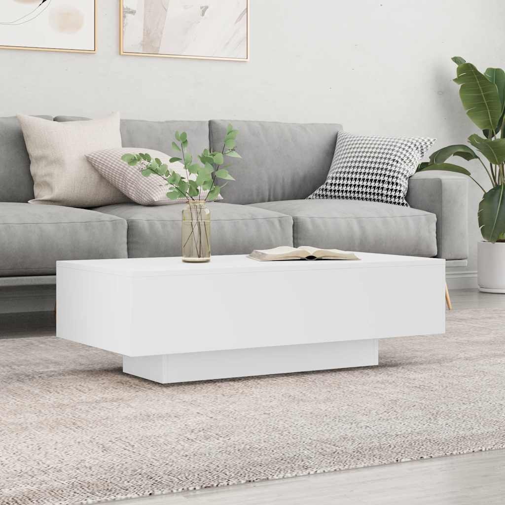 vidaXL Salontafel 100x49,5x31 cm bewerkt hout zwart