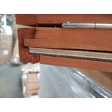 vidaXL Hondenloopplank 120x30 cm massief vurenhout grijs
