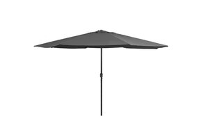 Antracietkleurige Parasol (390 cm) met Metalen Paal - 34% Korting!