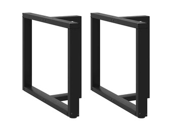 vidaXL Eettafelpoten 2 st T-vormig 90x35x(72-73) cm staal zwart