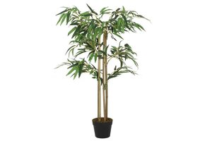 VidaXL Kunst bamboeplant 120 cm, 760 bladeren - Groen (33% Korting)