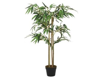 vidaXL Kunstplant bamboe 760 bladeren 120 cm groen