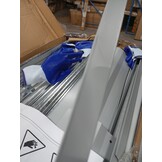 vidaXL Haardhoutschuur 172x91x154 cm gegalvaniseerd staal antraciet