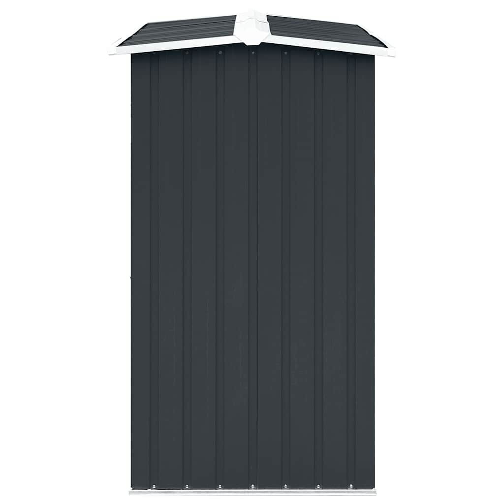 vidaXL Haardhoutschuur 172x91x154 cm gegalvaniseerd staal antraciet