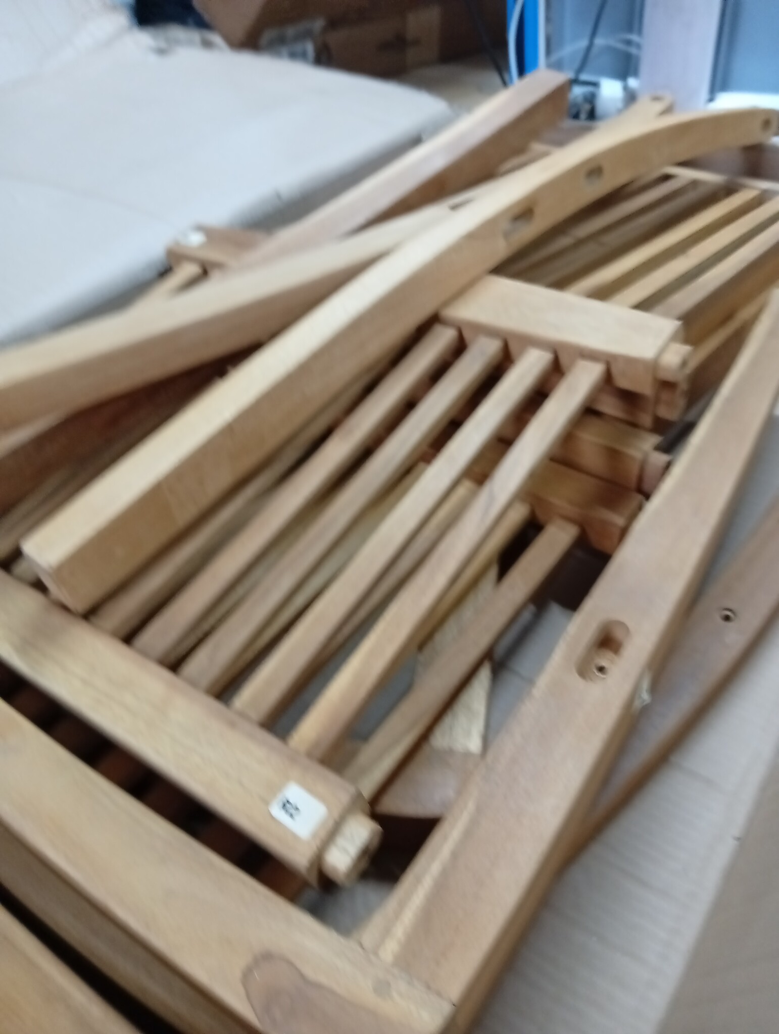 vidaXL Tuinstoelen stapelbaar 2 st massief teakhout