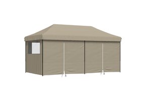VidaXL Partytent Pop-up Taupe 580x292 cm - 55% Korting