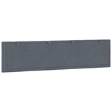 vidaXL Hoofdbordkussen "Hanko" 200 cm fluweel donkergrijs