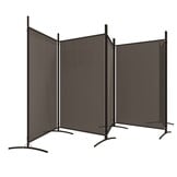 vidaXL Kamerscherm 5 Panel Stoffen Verdeler Antraciet - 53% Korting