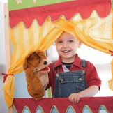roba Kasperlefiguren van stof, handpoppenset 6-voudig, kinderpoppen voor poppentheater en rollenspel