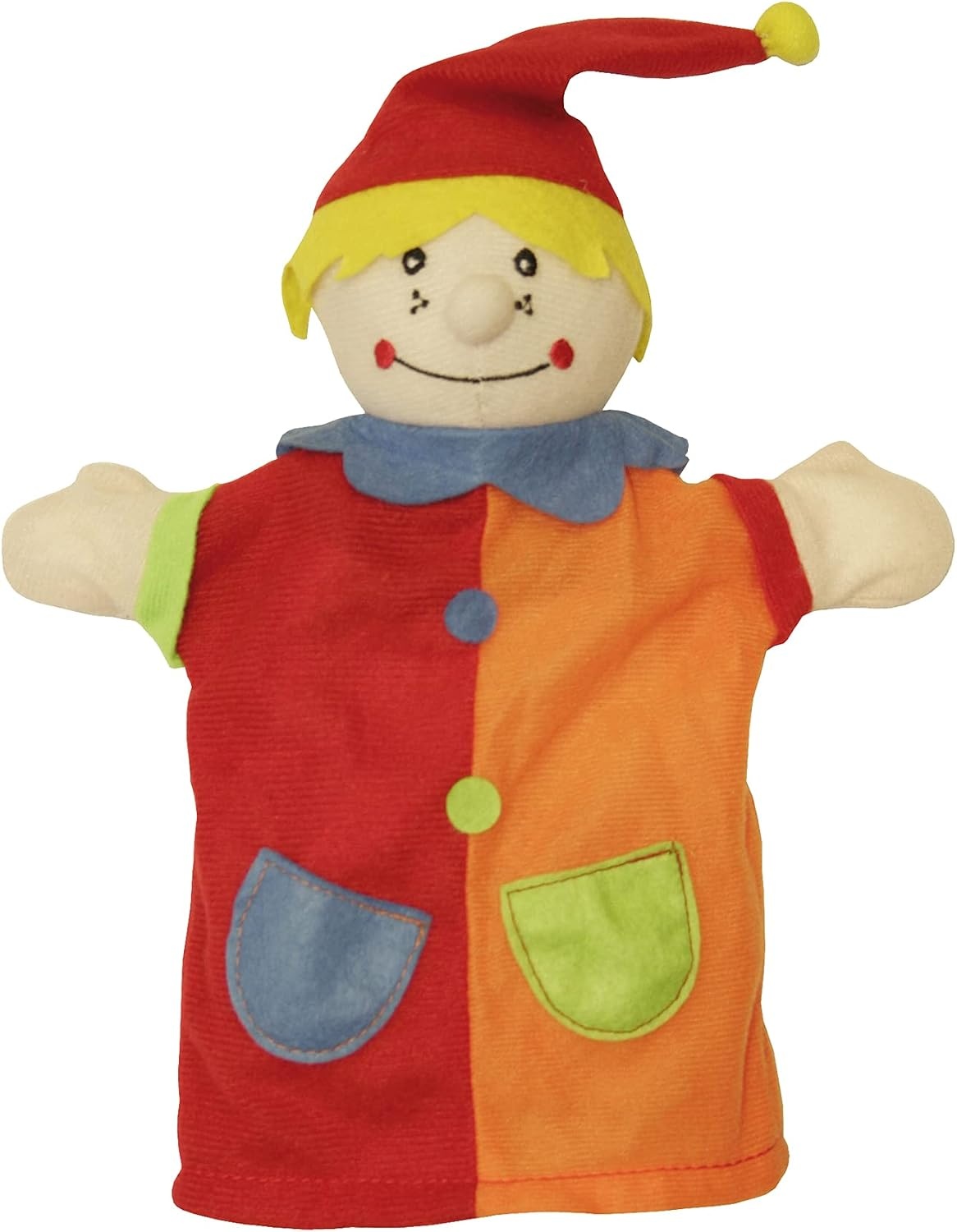 roba Kasperlefiguren van stof, handpoppenset 6-voudig, kinderpoppen voor poppentheater en rollenspel