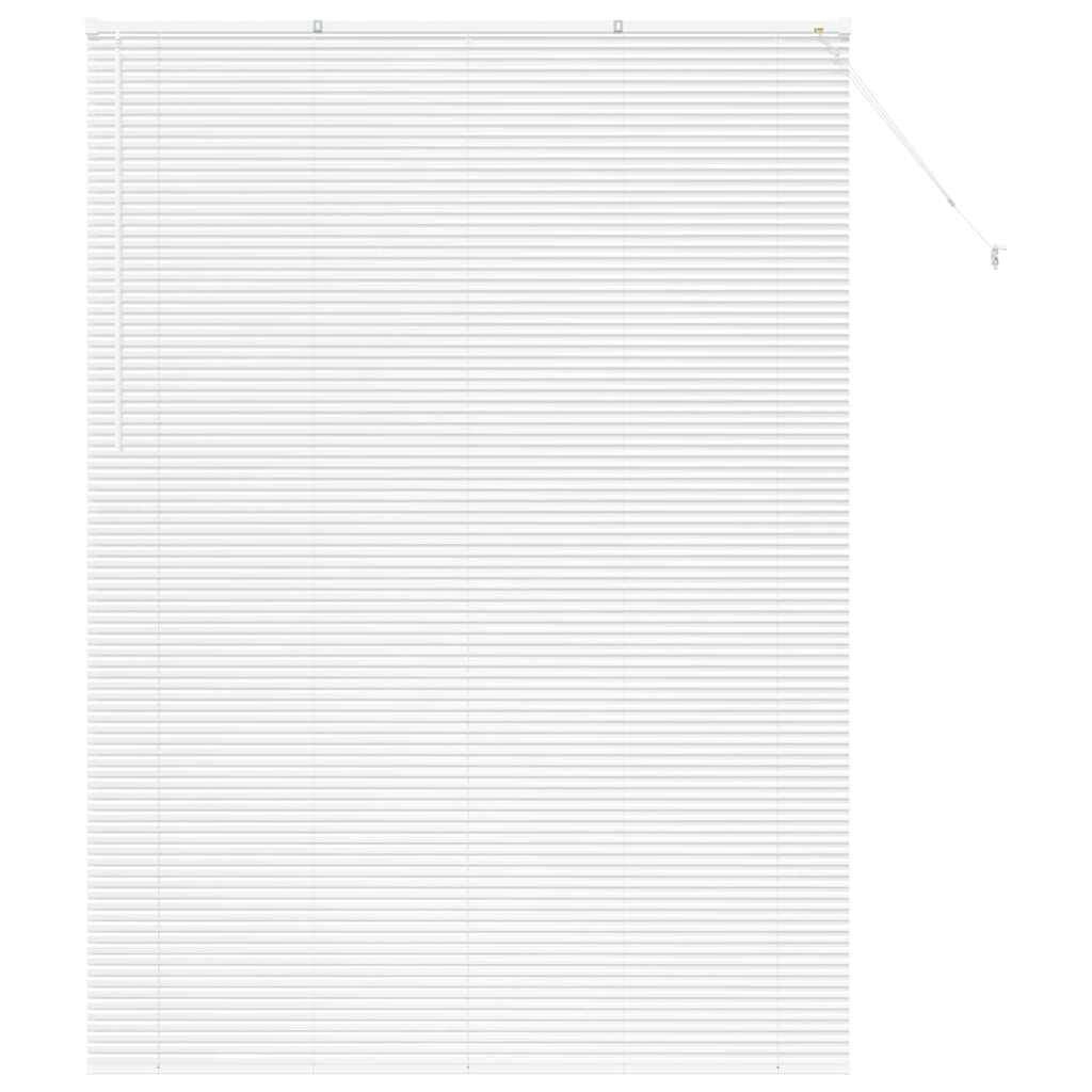 vidaXL Venetiaanse jaloezie Wit 220 x 160 cm 25 mm Aluminium