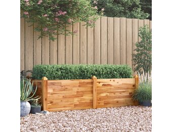 vidaXL Plantenbak verhoogd 160x60x44 cm massief acaciahout