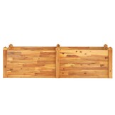 vidaXL Plantenbak verhoogd 160x60x44 cm massief acaciahout